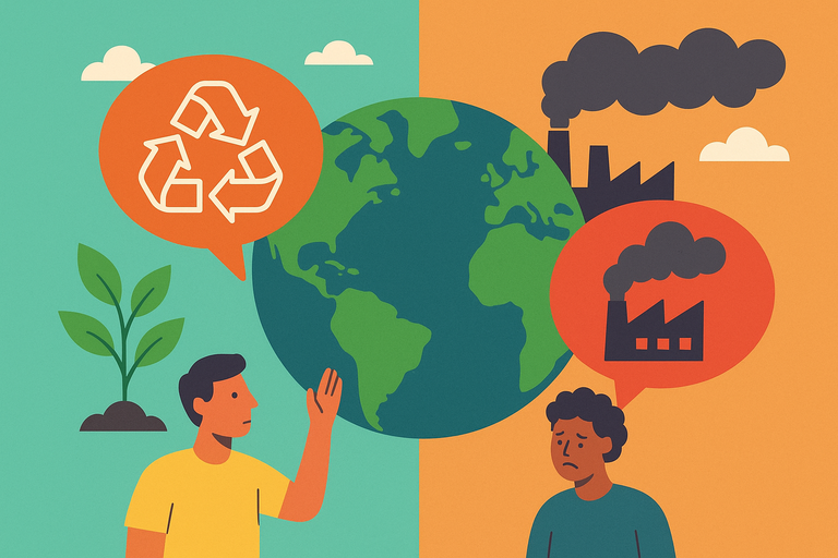 🌱 Palestra: Sustentabilidade e as Consequências da Emissão de Gases de Efeito Estufa